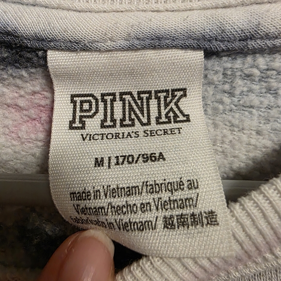 PINK Victoria's Secret Tie-Dye Crewneck Sweatshirt - Picture 2 of 3